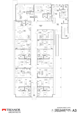 First Floor Plans | Jackson Street Lofts